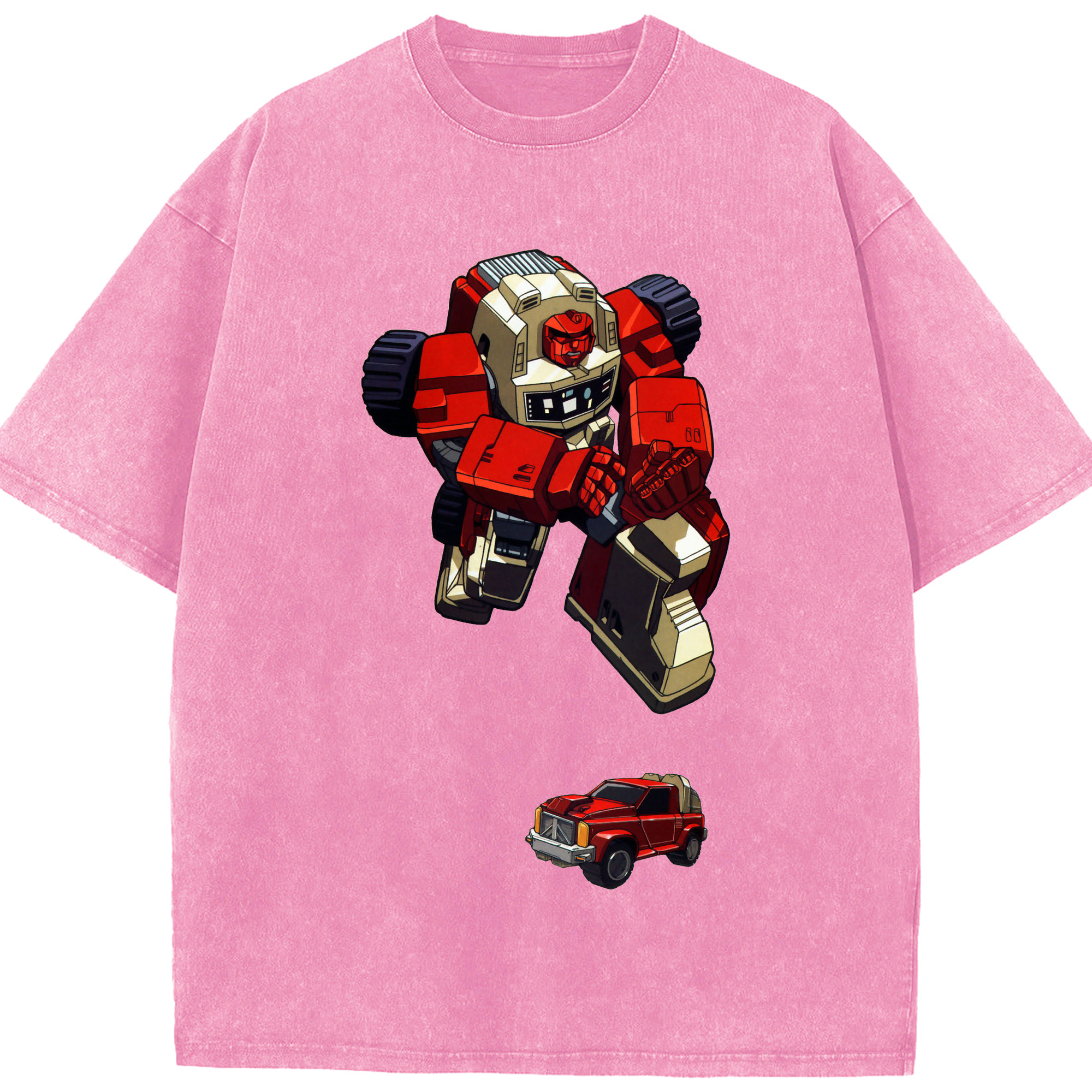 （画像用）  綿100% ヴィンテージ風 半袖Tシャツ（フロントプリント）